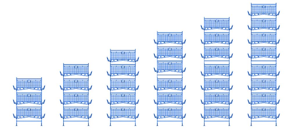 h-type layer cage specification